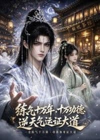 炼气十万年,十万功德逆天气运证大道海报